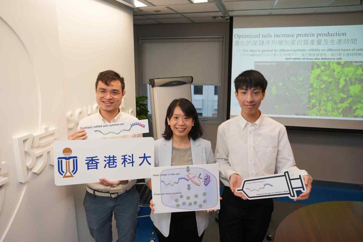 홍콩 과학기술대학교 새로운 mRNA 합성법 발견