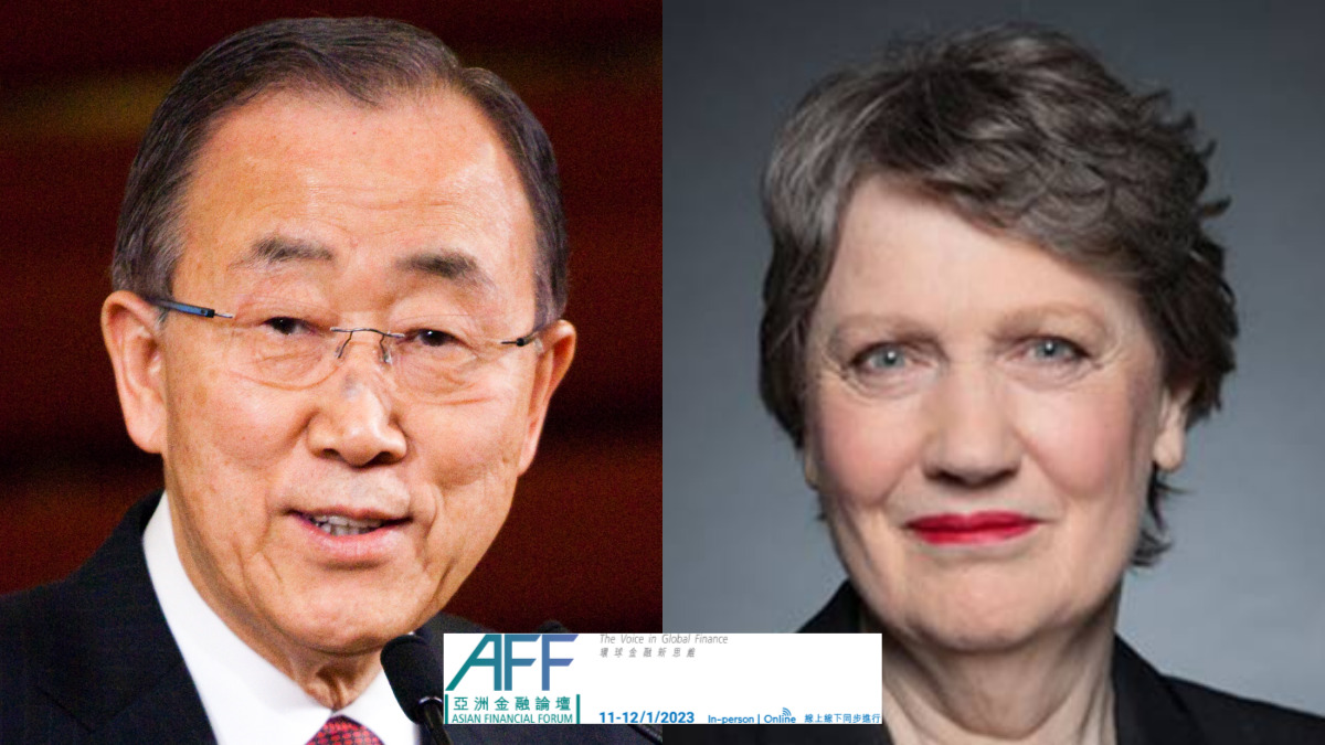 반기문 전 유엔사무총장 및 Helen Clark 전 뉴질랜드 총리