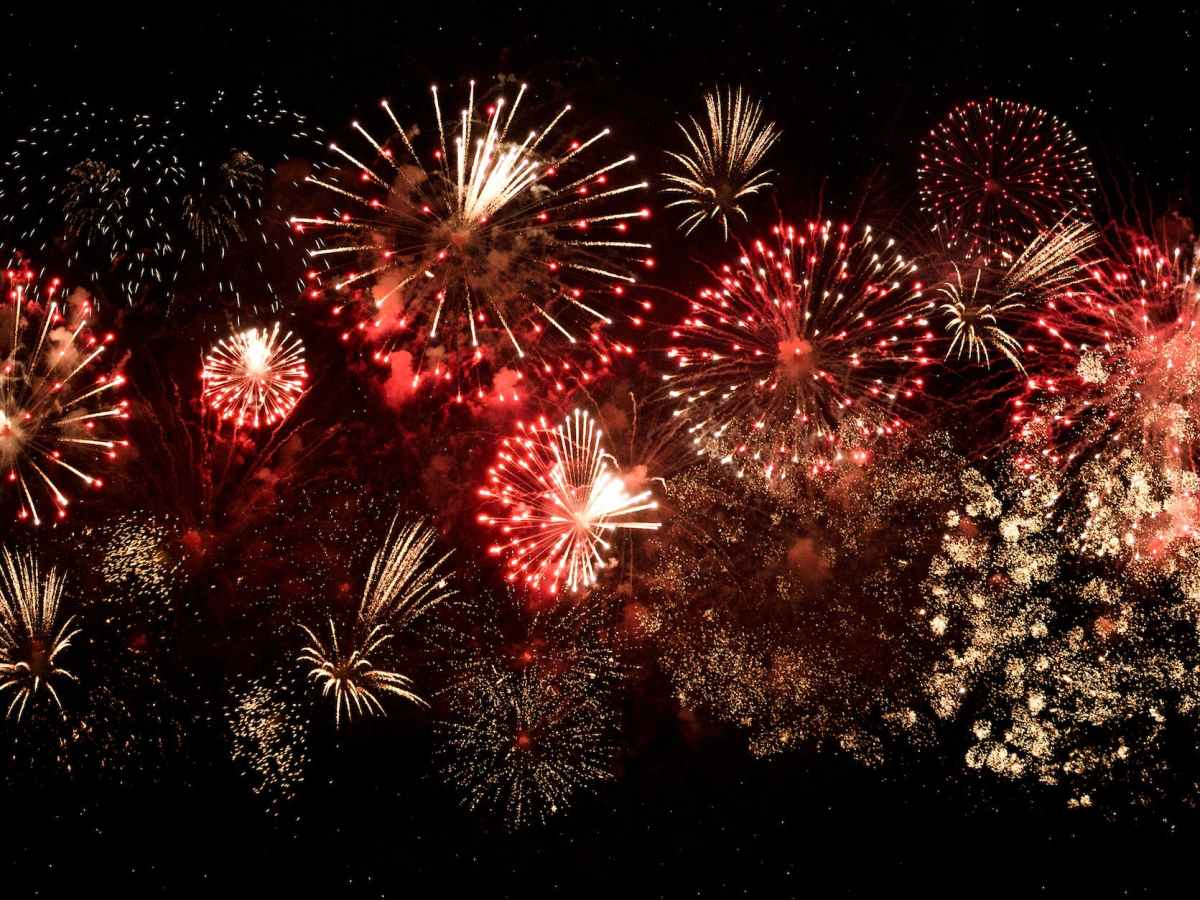 photo of fireworks display
