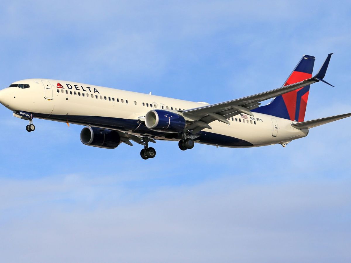 a passenger plane flying in the sky