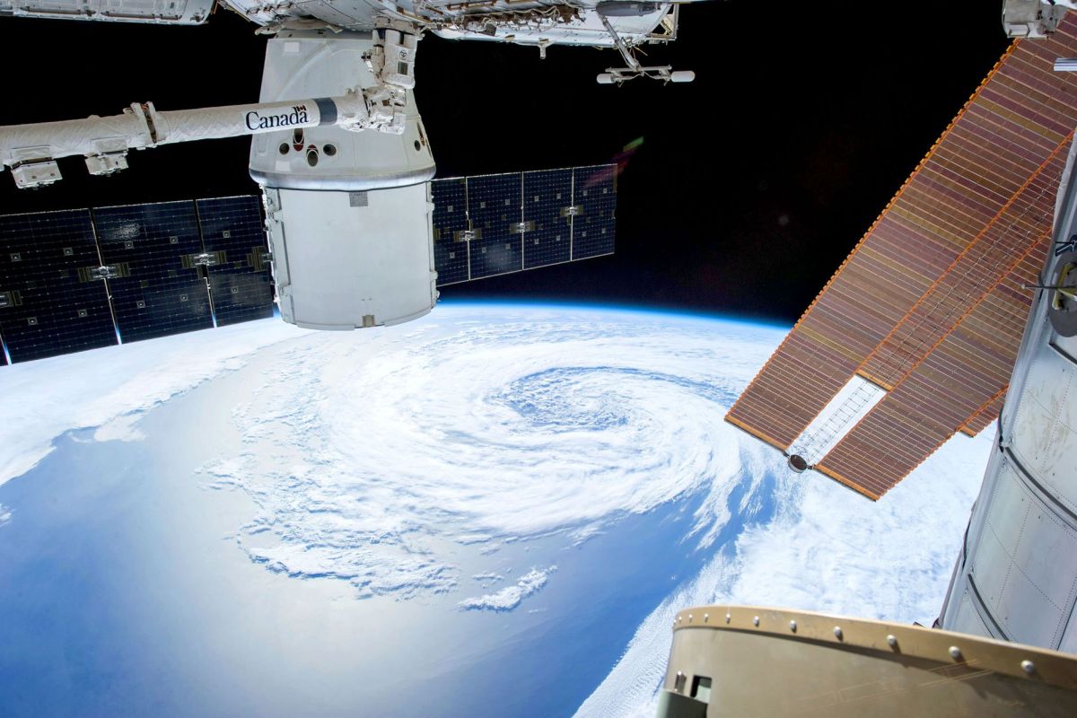 satellite view of earth