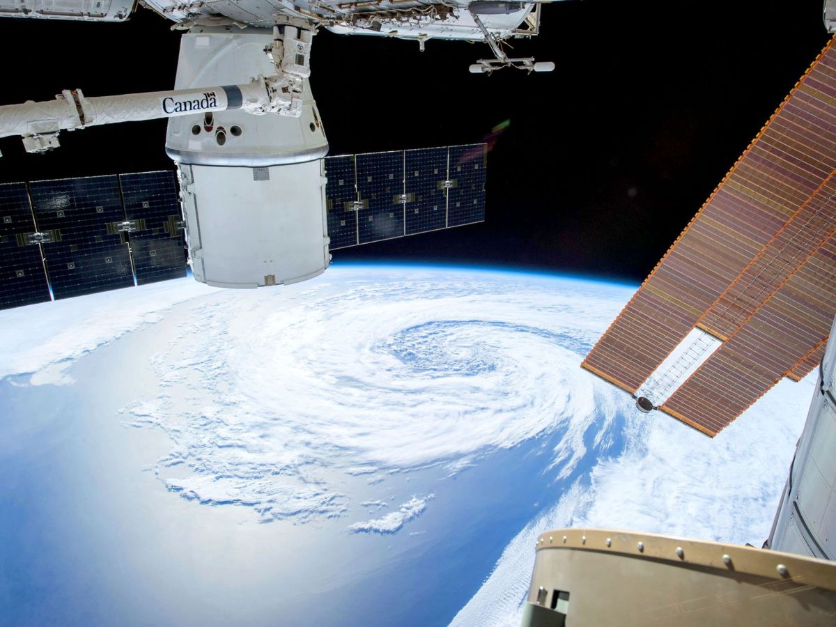 satellite view of earth