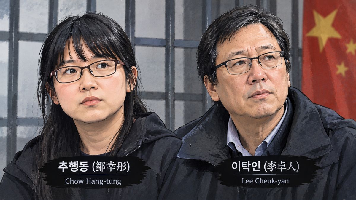 홍콩 지련회 지도부 추행동·이탁인, 국가전복 선동 유죄 판결에 항소